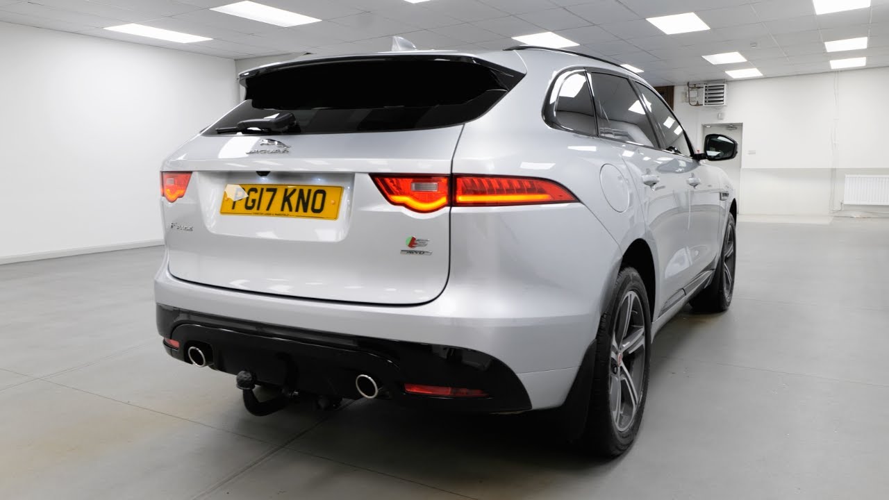 Jaguar F-Pace D300 3.0 V6 S Edition 300 BHP 4WD Automatic SUV Metallic Silver - PG17 KNO - VanStar