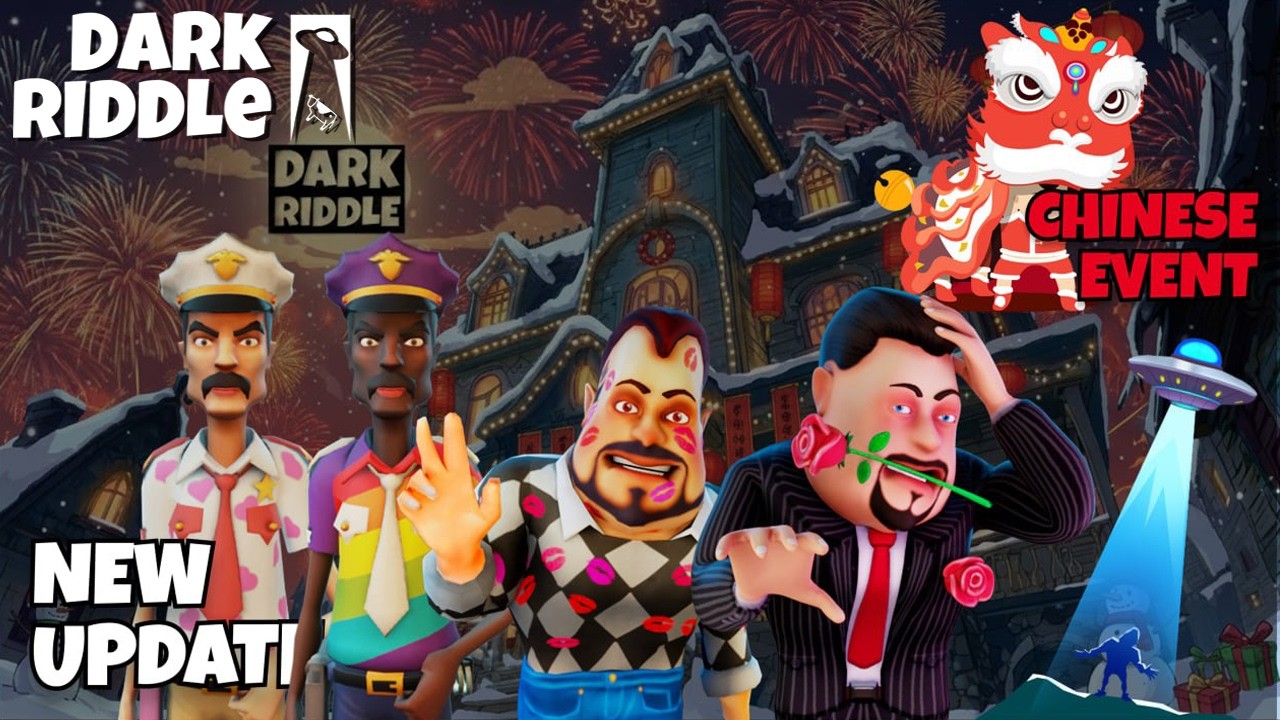 Dark Riddle Update 26.5.0 🧧 | Chinese New Year Update _ Festive Atmosphere in the City | #darkriddle