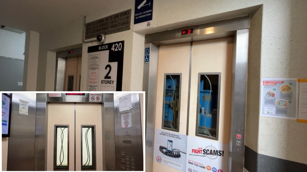 [Clementi] Blk 420 Lifts B & D - EM