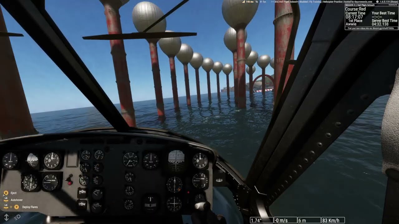Arma Reforger - Heli Flight School - Huey on Red Course (S3) for beginner certification. FAiLSEED