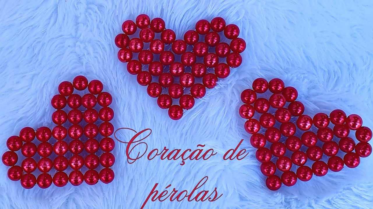 DIY: Coração de pérolas ❤️