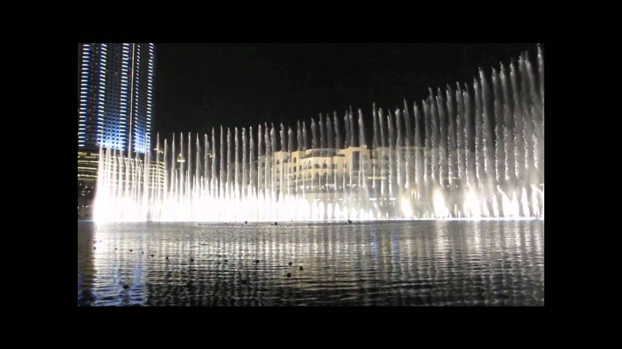 Dubai Fountain - Time to Say Goodbye