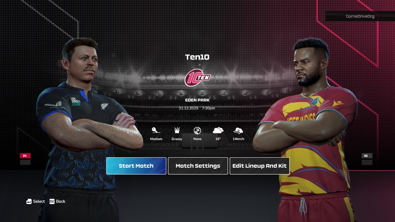 New Zealand Vs West Indies | Ten10 | Cricket 26 Gameplay (1080p60)
