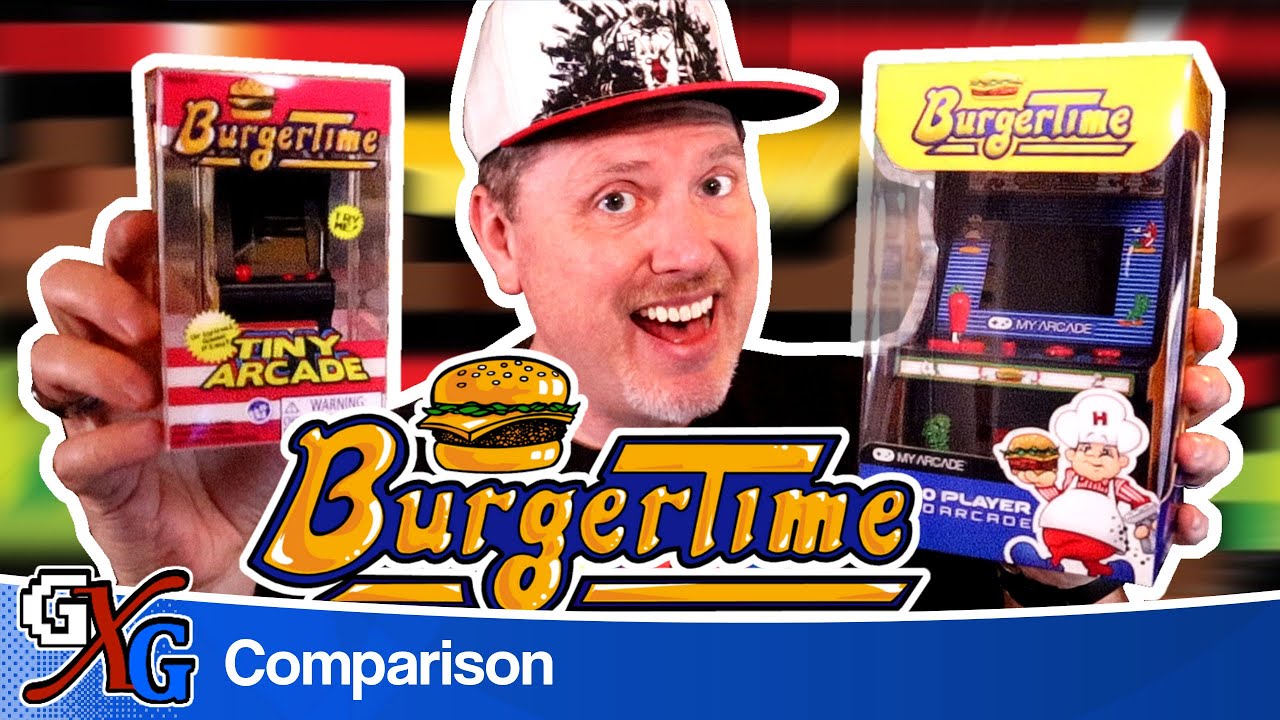 BurgerTime Tiny Arcade vs. My Arcade - Let The Cook-Off Begin!