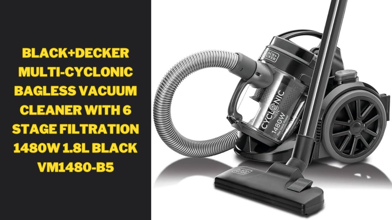 Распаковка пылесоса Black and Decker VM1480 мощностью 1480 Вт
