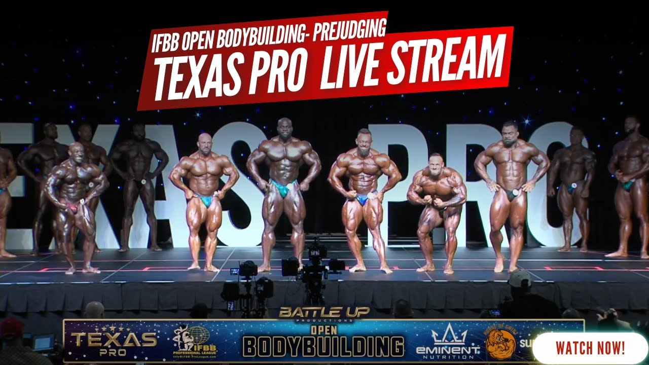2025 Texas Pro IFBB Open Bodybuilding Prejudging Livestream