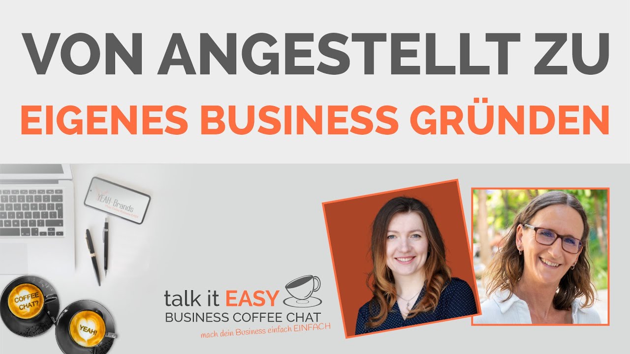 Von angestellt zu eigenes Business gründen - talk it EASY Business Coffee Chat mit Tetyana Onimole