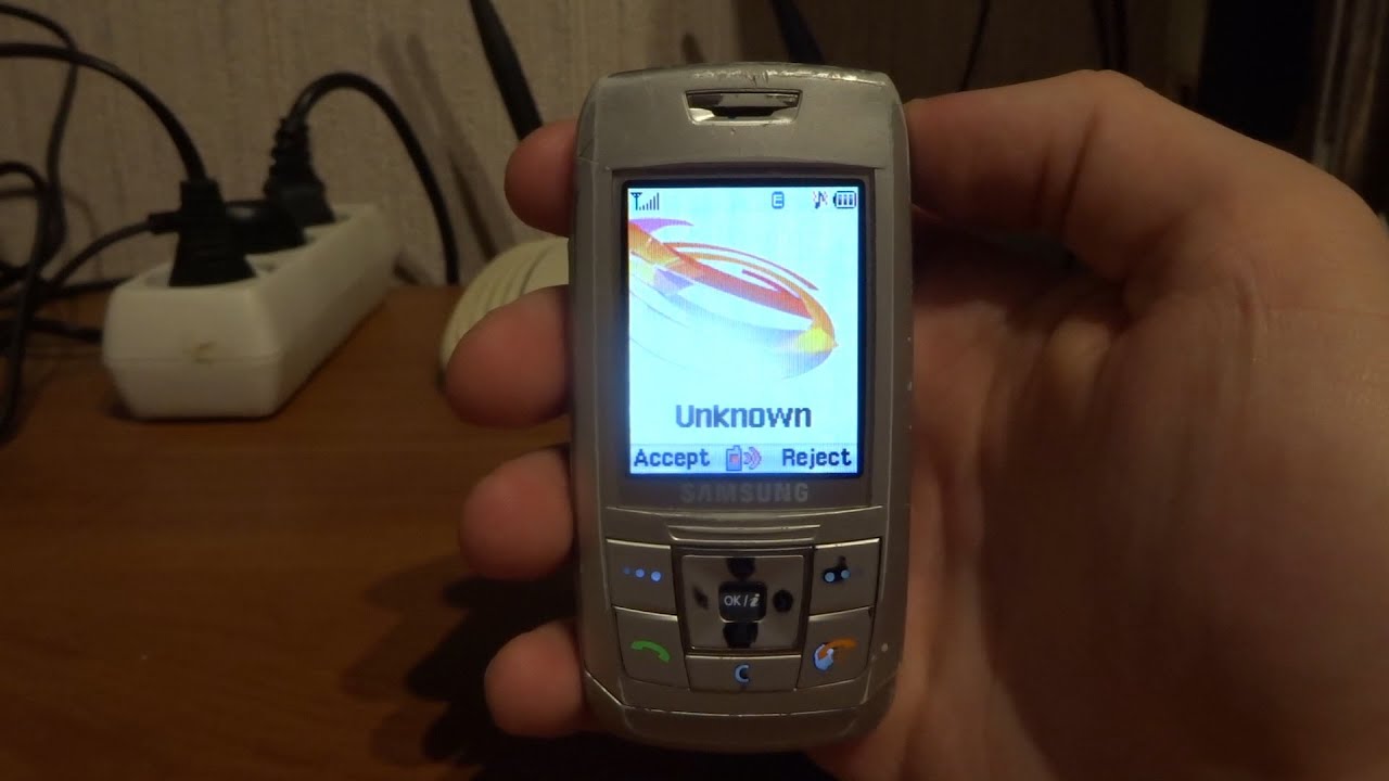Samsung SGH-E250 incoming call