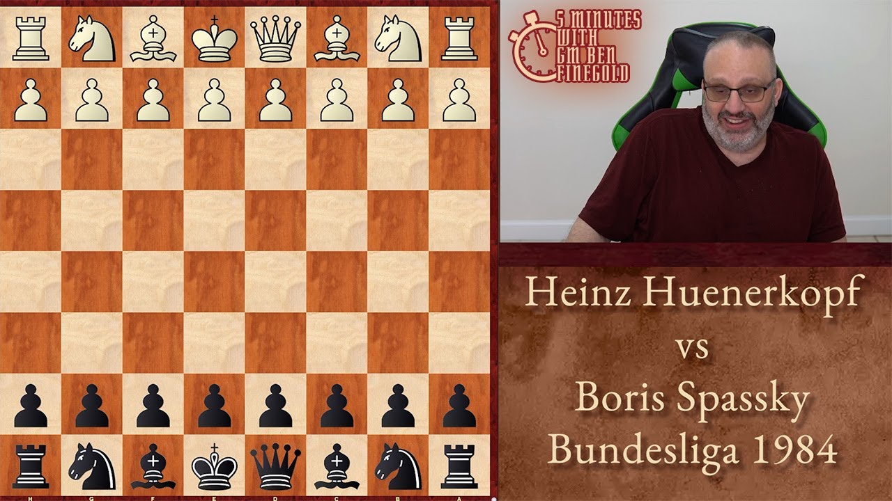 Five Minutes with Ben: Heinz Huenerkopf vs Boris Spassky, Bundesliga 1984