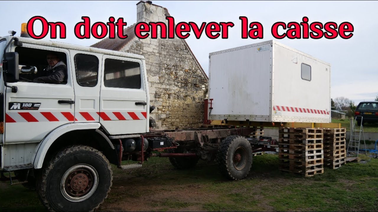 Aménager un camion 4x4 en camping car off road ❗❗❗ -- EP 02 -- démontage de la caisse