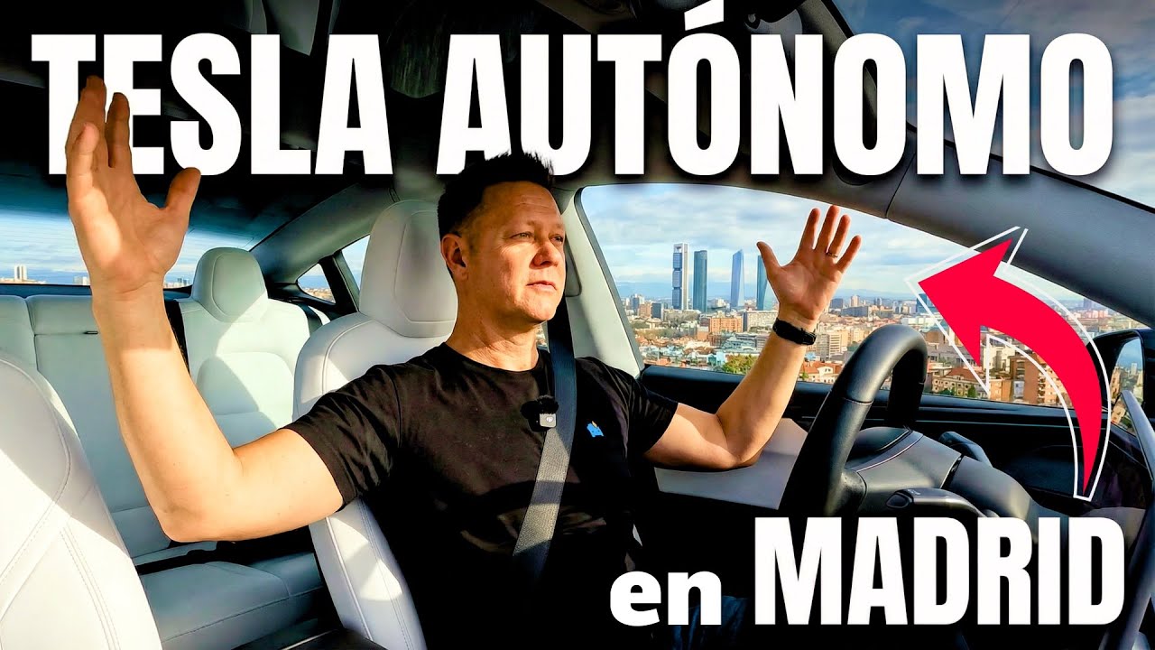 TESLA ya tiene Coches AUTÓNOMOS en ESPAÑA y los he PROBADO