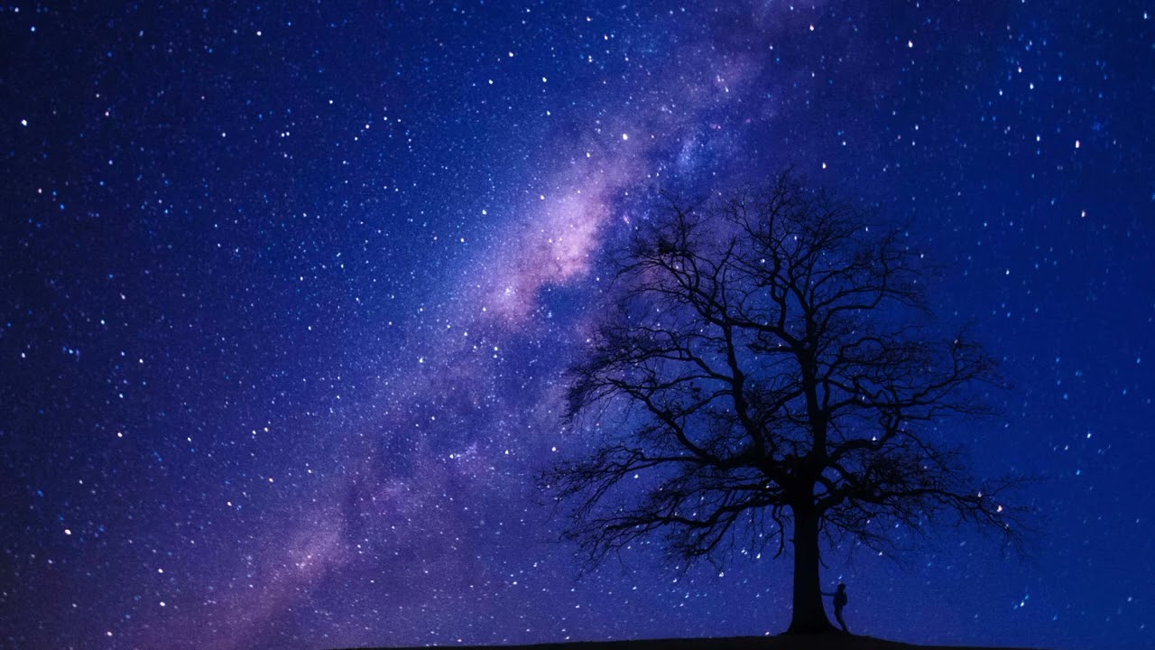 1 Hour Galaxy Screen 🌌 Deep Space Ambient for Sleep (Loop Friendly)
