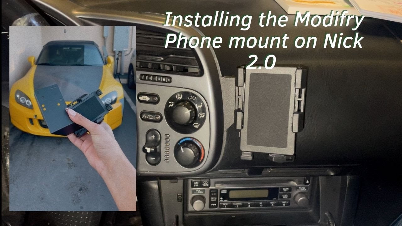 INSTALLING THE MODIFRY PHONE MOUNT IN MY S2000