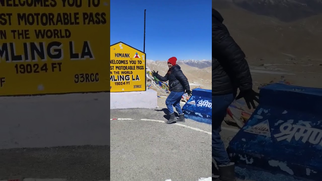 World's highest motorable road - UMLING LA. #ladakh #roadtrip #mumbai #ladakhadventure