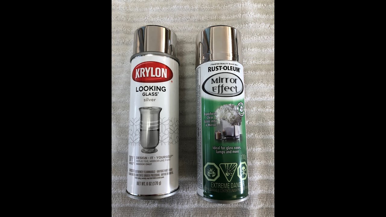 Rust-oleum Mirror Effect vs Krylon Looking Glass