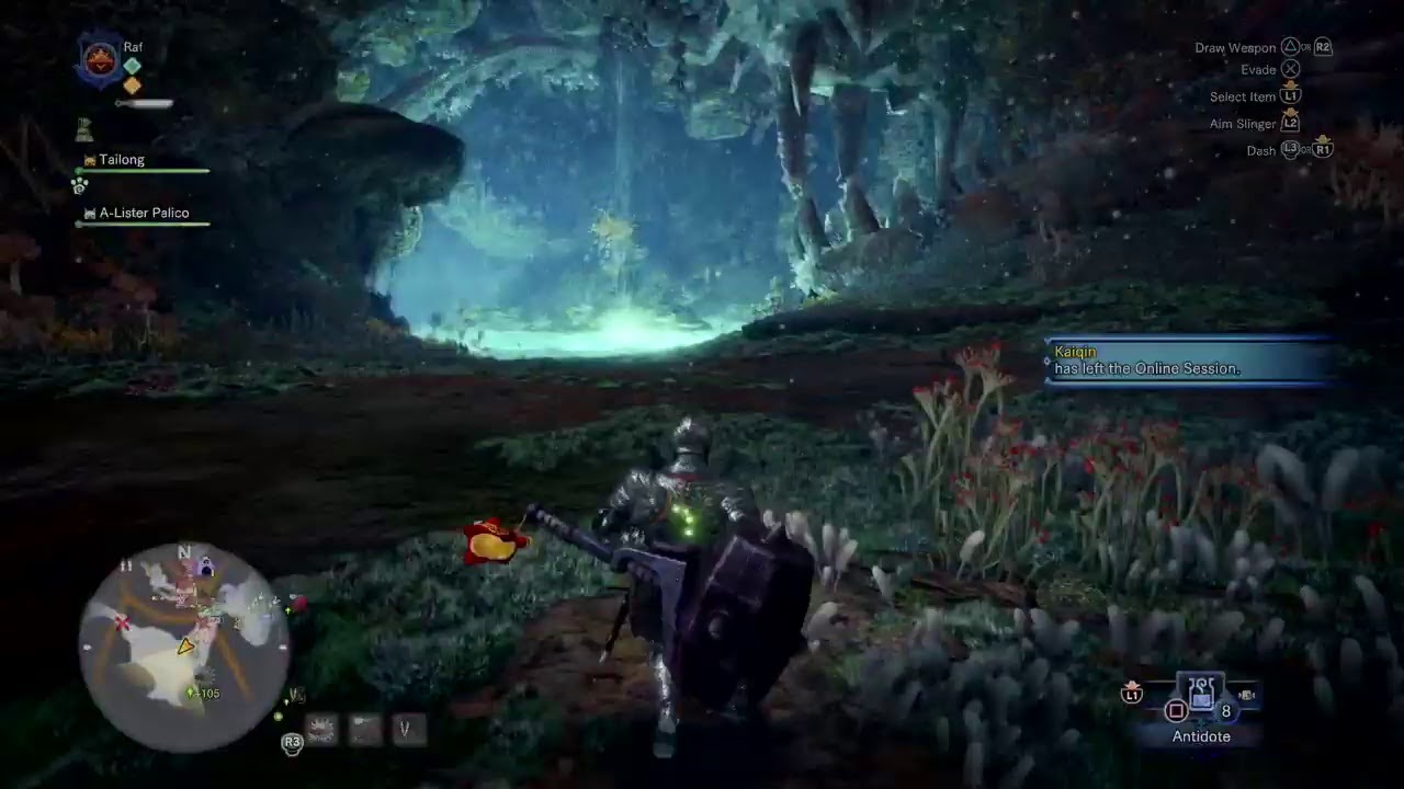 Search the rotten vale for tracks-MHW