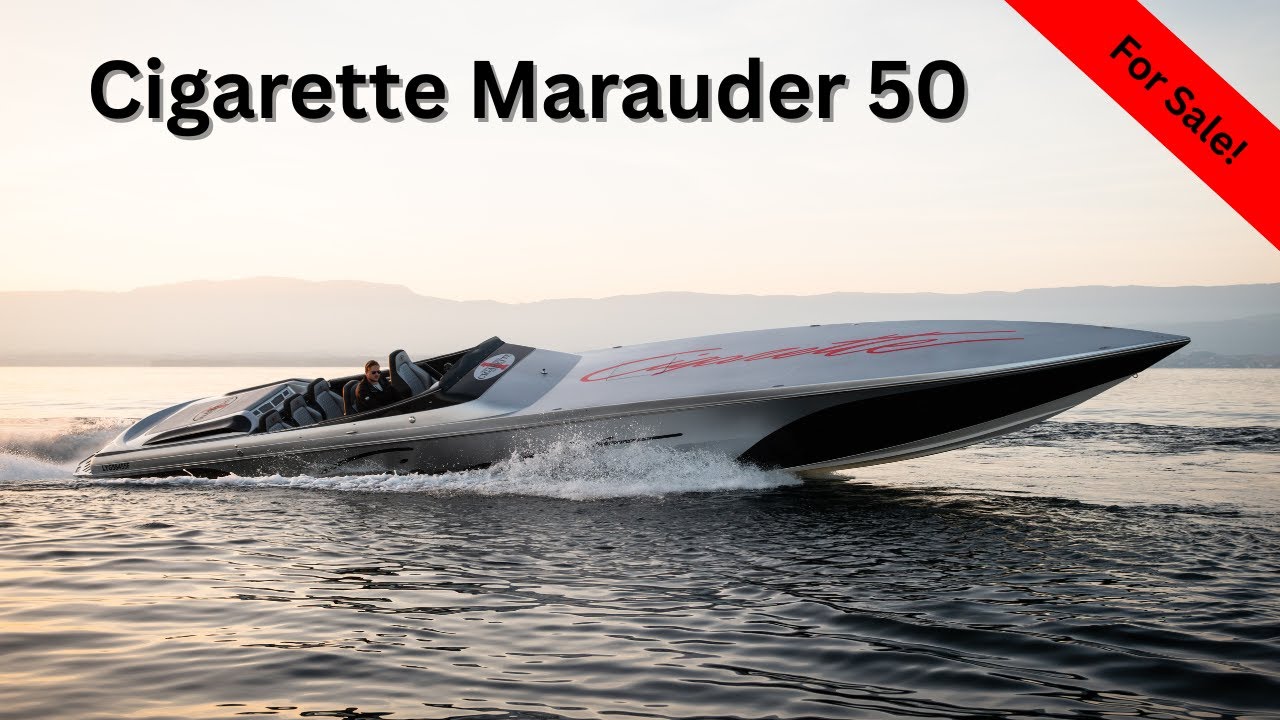 Cigarette Marauder 50 For Sale | Freshly Refit | €990,000