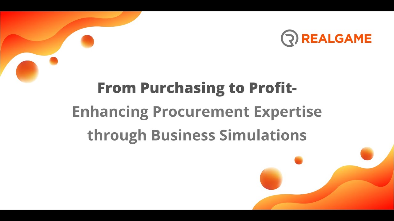 Enhancing Procurement Expertise through Business Simulations