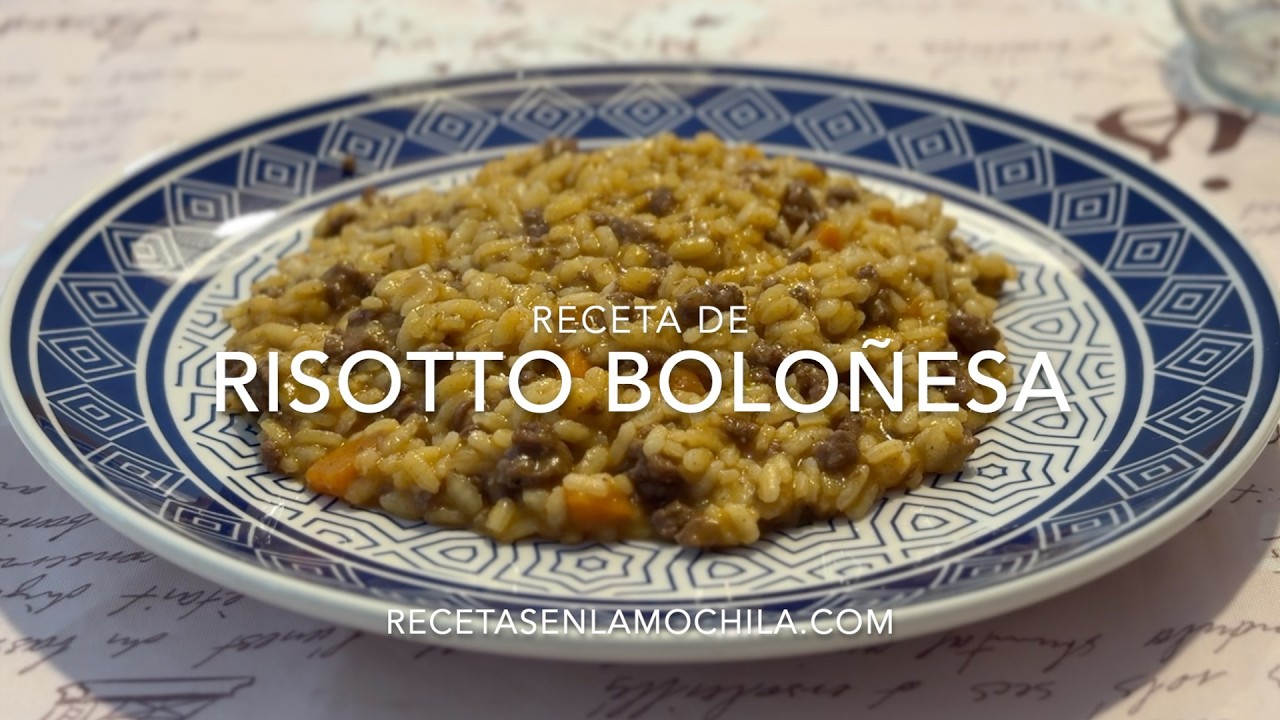 Cómo hacer RISOTTO A LA BOLOÑESA 🇮🇹 Receta Paso a Paso (Fusión Italiana)