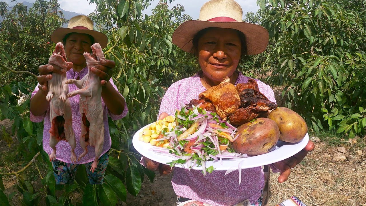 Hoy prepare un rico CHICHARRON DE CUY al estilo de Mamá Ester