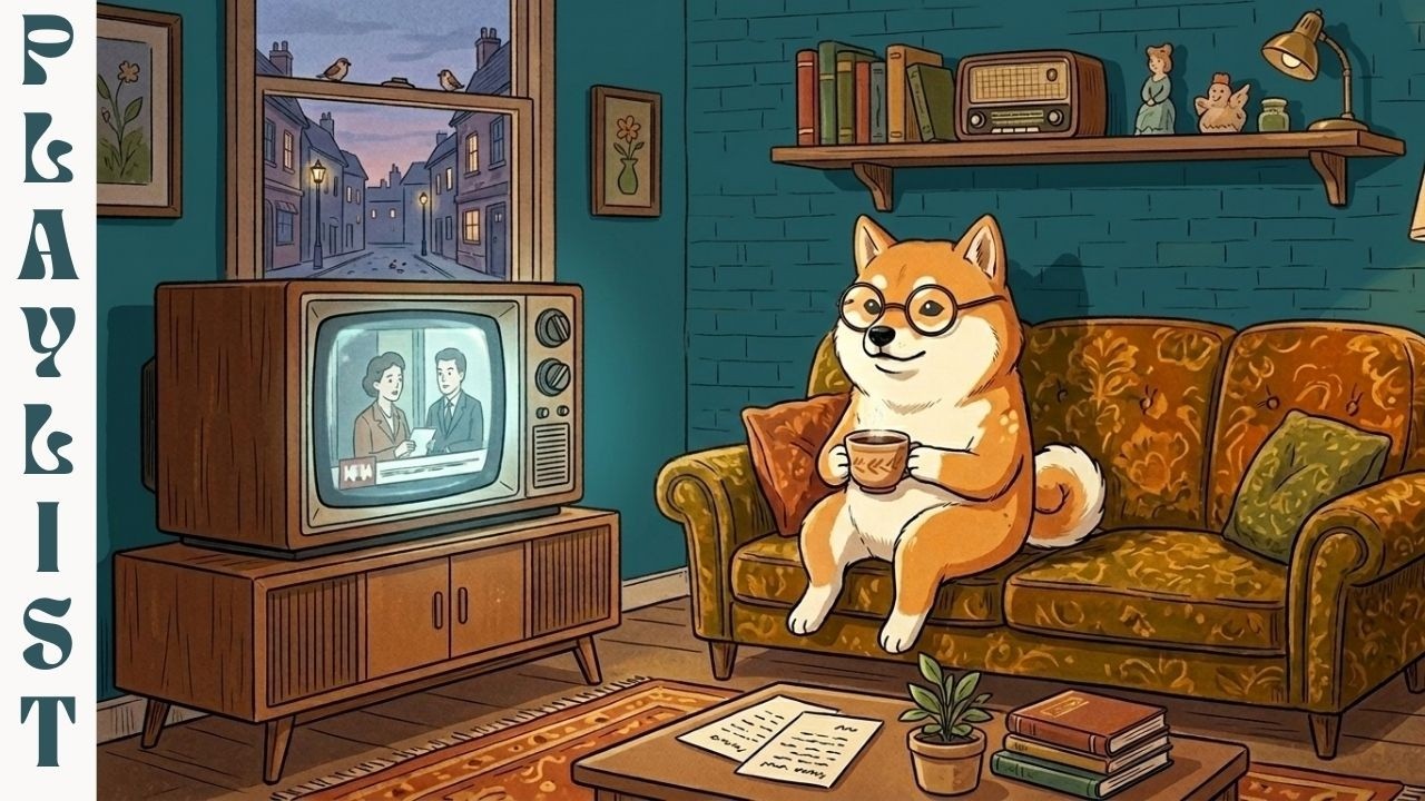 Vintage Cafe Time ☕ Shiba’s Warm Lofi & Neo Soul for Cozy Nights, Relax & Study