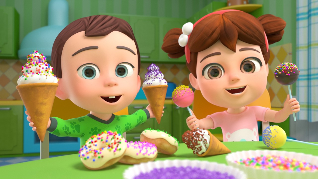 Lagu Eskrim + Lebih Lagu Anak Belajar | Lalafun Bahasa Indonesia
