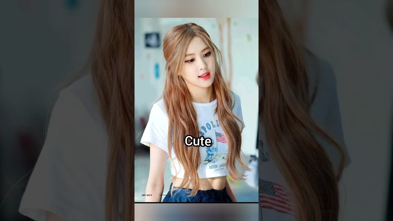 Difference between Jimin and Rose edit #blackpink #rose #jimin