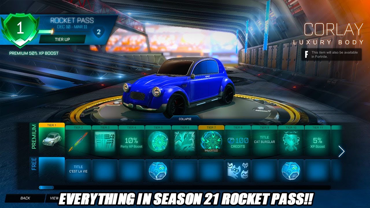 Представляем все *НОВОЕ* в Rocket Pass 21-го сезона!!! - Обновление Rocket League 21-го сезона