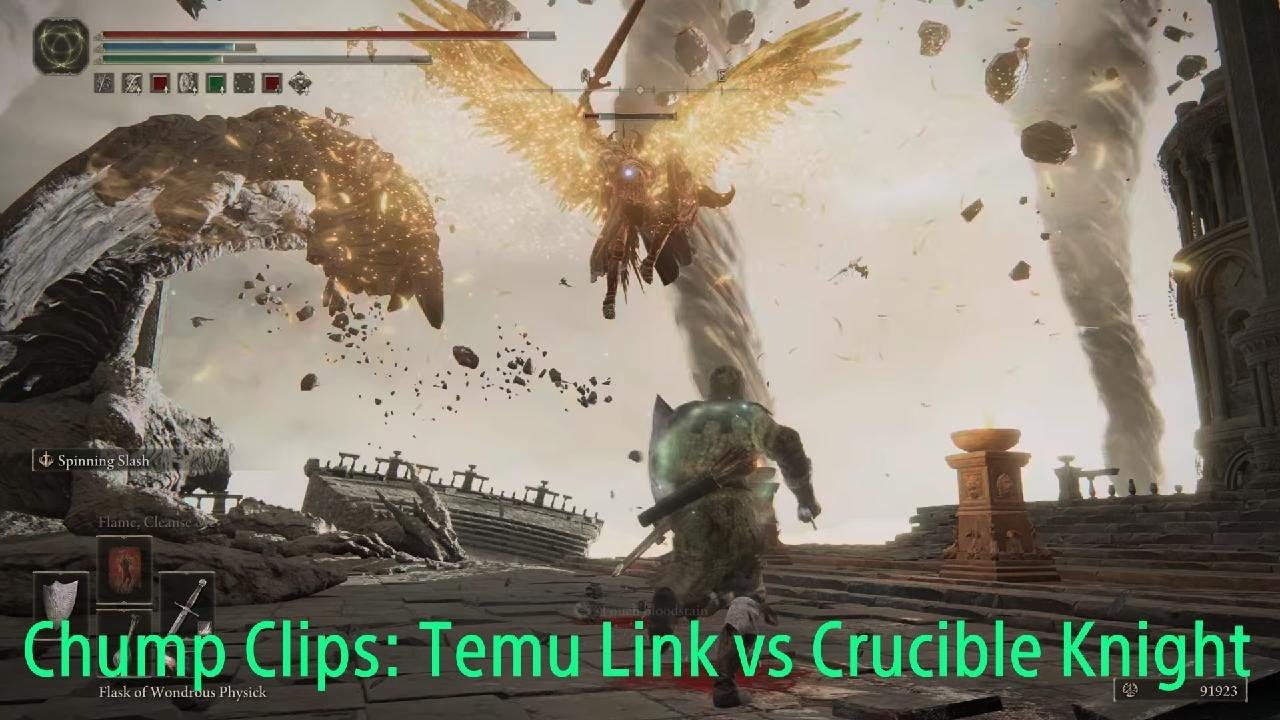 Chump Clips: (Elden Ring) Temu Link vs Crucible Knight