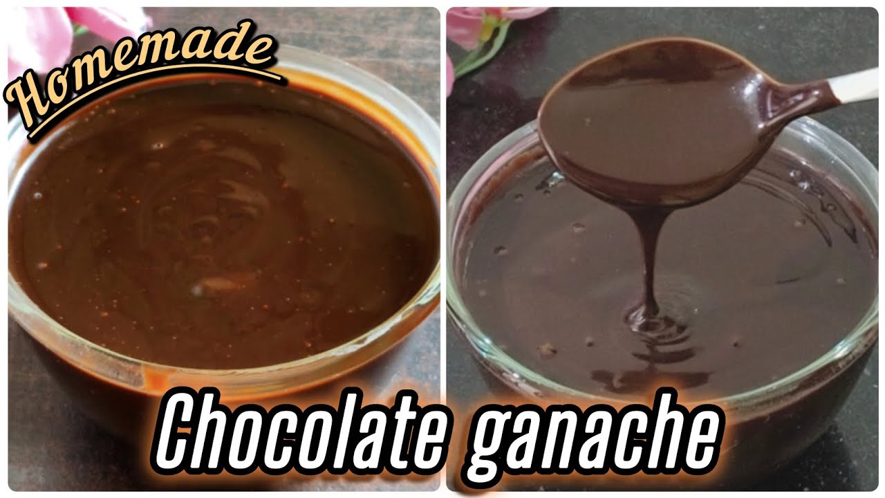 How To Make The Perfect Chocolate Ganache | NO Cream NO Chocolate | Easy Homemade Chocolate Sauce 