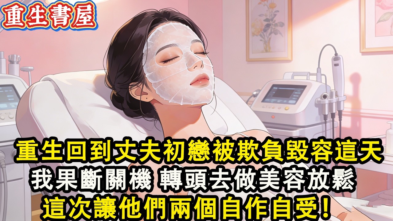 【重生爽文】重生回到丈夫初戀被欺負毀容這天  我果斷關機 轉頭去做美容放鬆  這次讓他們兩個自作自受！#小說 #重生 #爽文#動漫#故事