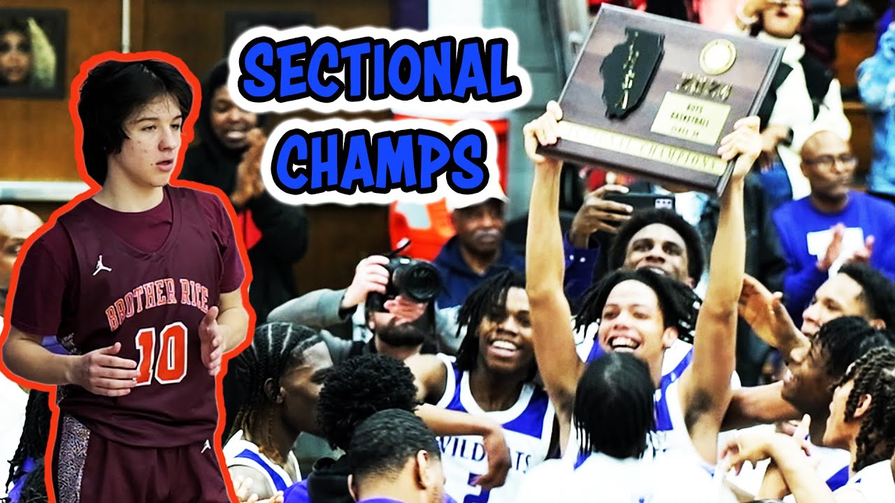 GOOD FIGHT - THORNTON vs BROTHER RICE - Boys 3A Sectional Championship Game - IHSA Basketball