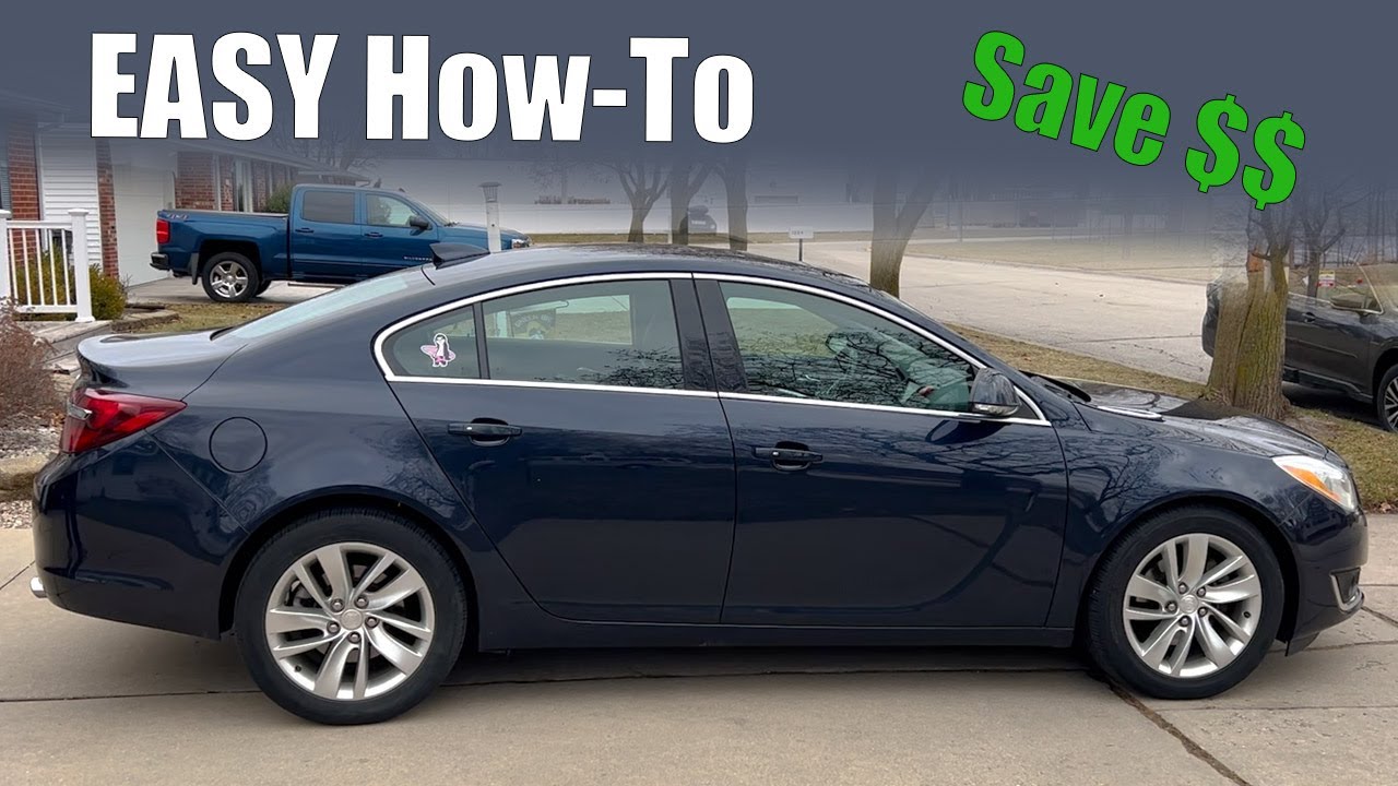 Как заменить воздушный фильтр и салонный фильтр Buick Regal // Buick Regal Turbo 2015 года