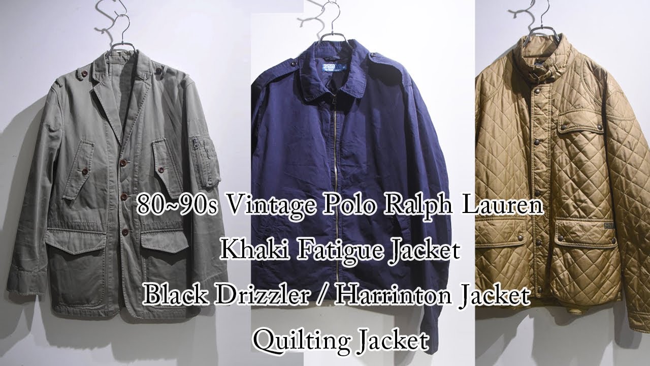 80~90s ヴィンテージ ポロラルフローレン ジャケットコレクション Vintage Polo Ralph Lauren Middle Jacket Collection 千葉 温故知新