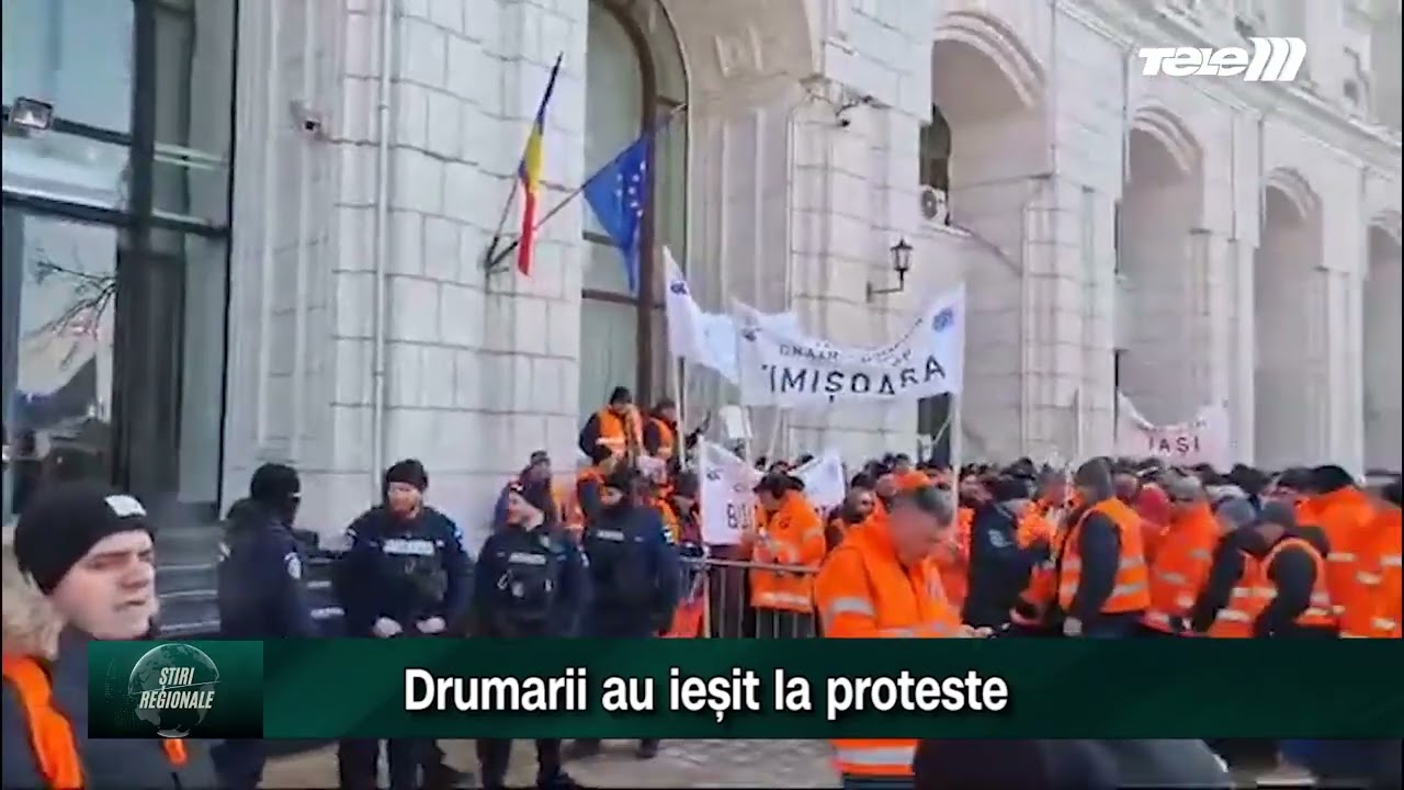 Protest major al angajatilor CNAIR in Bucuresti