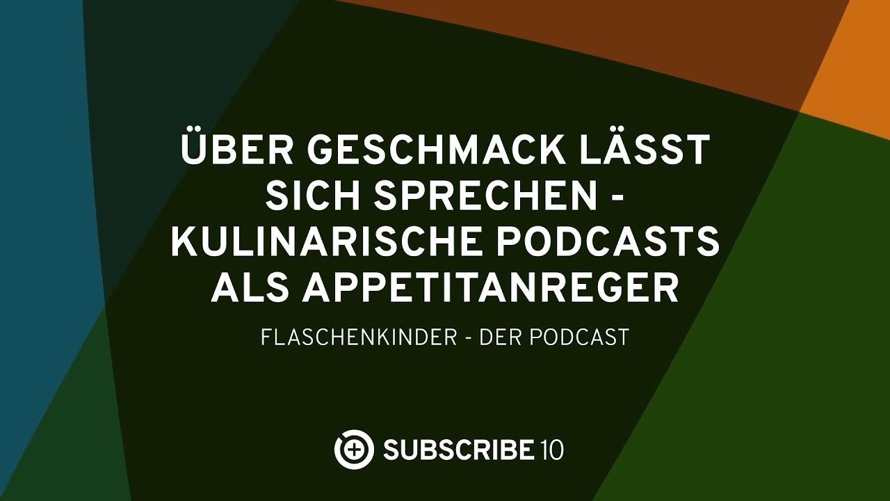 Über Geschmack lässt sich sprechen - Kulinarische Podcasts als Appetitanreger