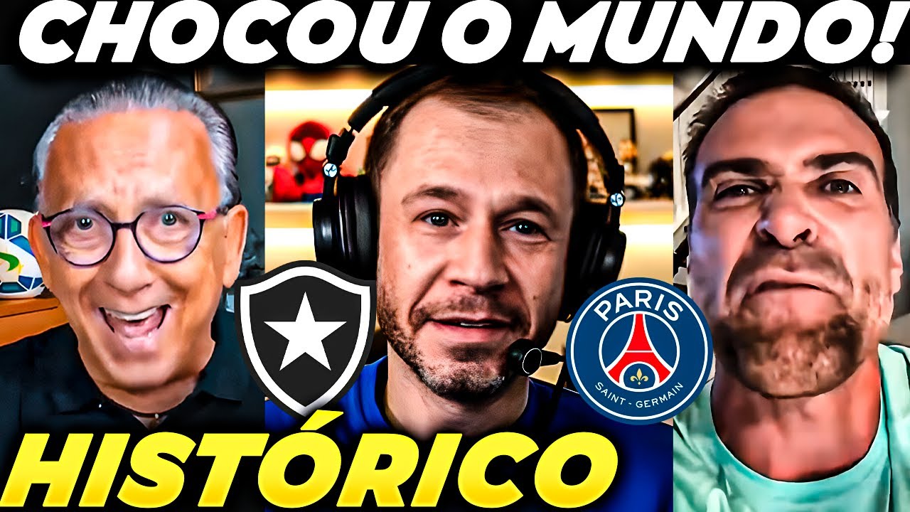 BOTAFOGO FAZ HISTÓRIA VENCENDO O PSG E IMPRENSA VAI A LOUCURA