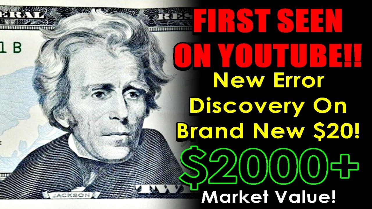 🔥🔥 NEW DISCOVERY NEWS!! Find This $20 Bill Error And Get Rewarded $2,000++