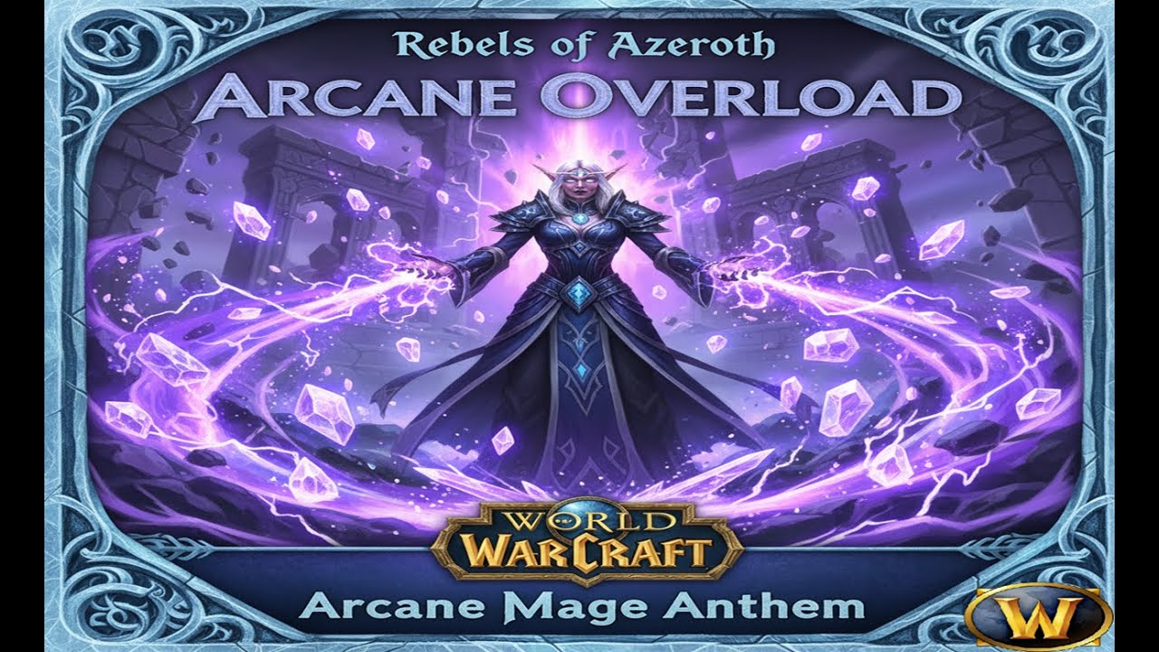🎧ARCANE SURGE UNLEASHED 🔮 | Mage Rock Track (Arcane Overload)