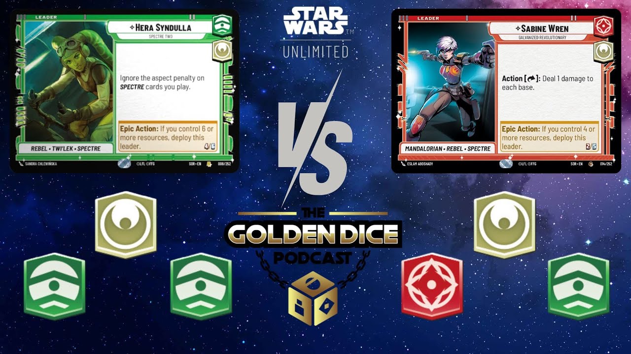 Sabine Command vs Hera Command | Gameplay | Star Wars Unlimited | Premier