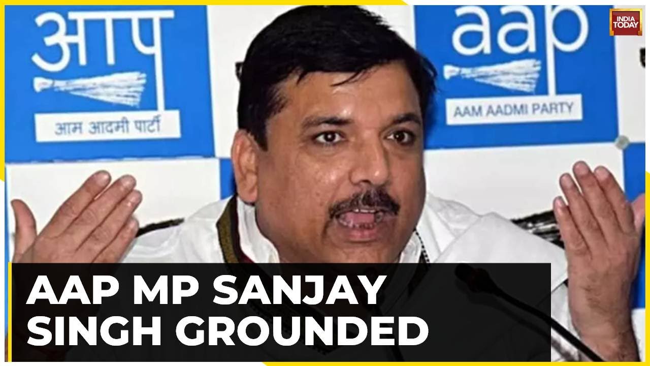 Watch Ground Report From Ashutosh Mishra As ED Raids Underway At Residence Of AAP MP Sanjay Singh
