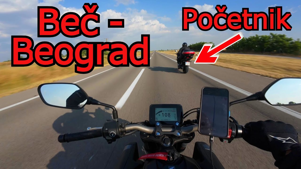 OD BEČA DO BEOGRADA NA SPORTSKOM MOTORU SA ORTAKOM POČETNIKOM //S2Ep15