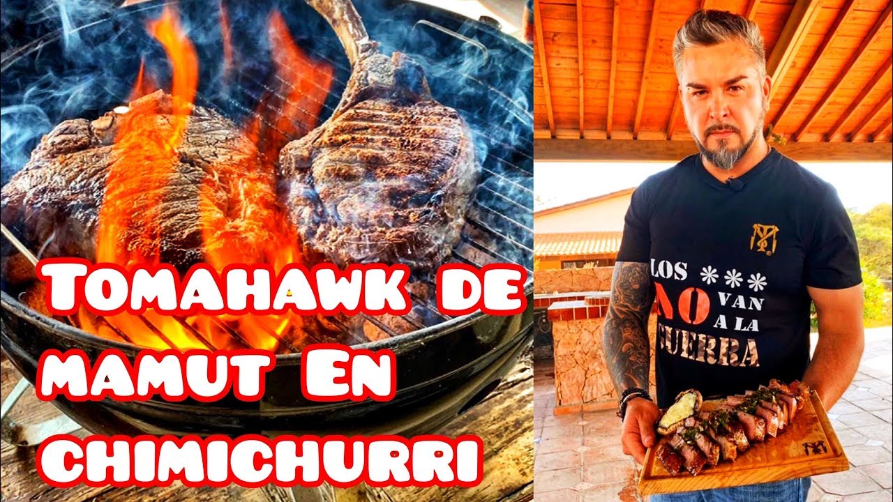 Chimichurri Receta para Guapos en Tomahawk de las Cavernas