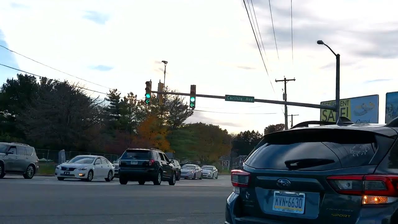 Traffic Lights in York, PA (PA 74/Carlisle Ave & Brougher Ln)
