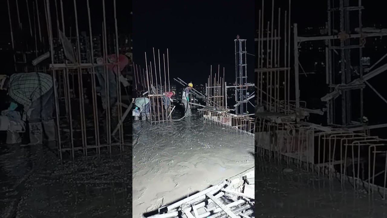 how to use vibrator in slab casting #youtubeshorts #shorts #civilengineering #civil_site_engineer