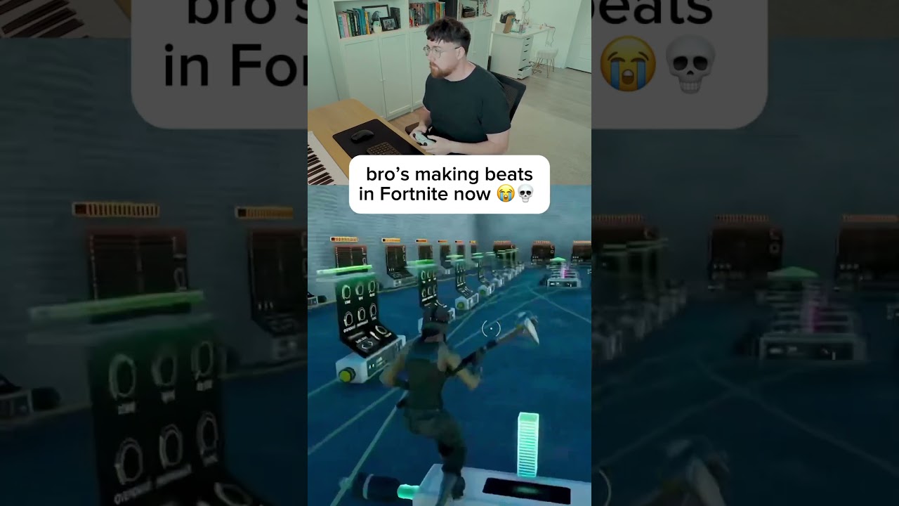 fortnite&rsquo;s lowkey better than FL Studio rn 😂 #musicproducer #fortnite