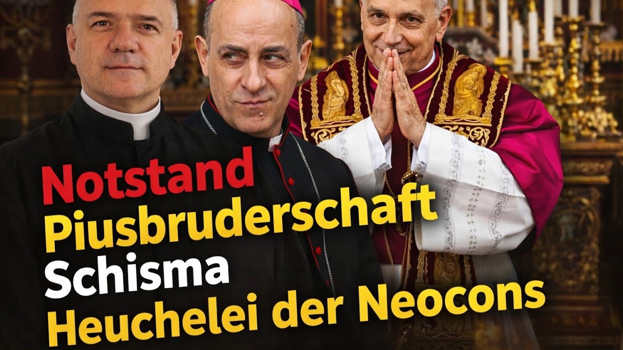 Piusbruderschaft - das rechtswidrige Schisma - kirchlicher Notstand - Doppelzüngigkeit der Neocons 