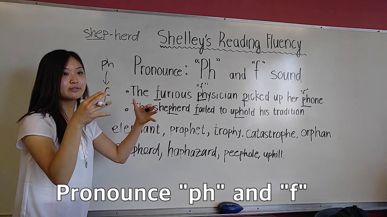 Shelley's English Reading Lesson - Pronounce the 