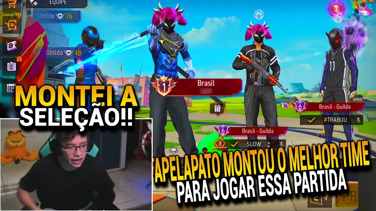 APELAPATO CHAMOU OS TOP BRASIL PARA O SEU SQUAD E ISSO ACONTECEU, ACABARAM COM A PARTIDA!!