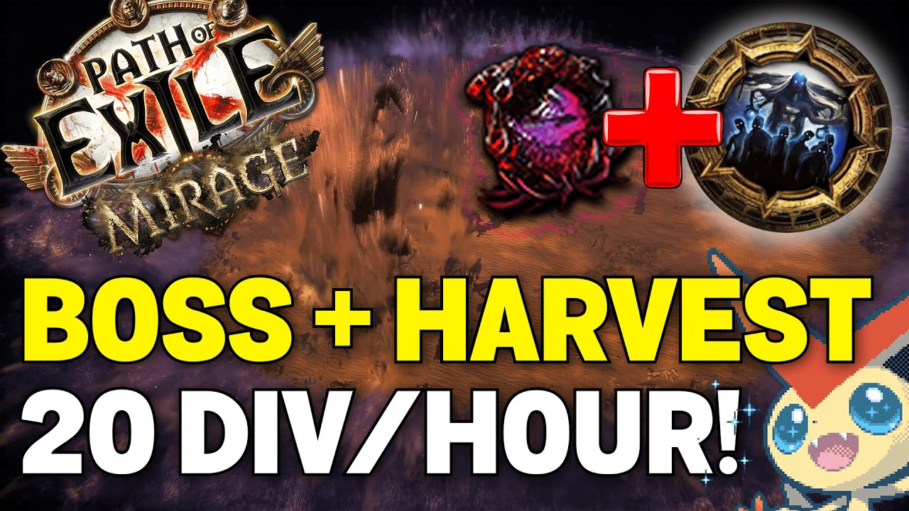 How I Farm 20 Div/hour with Boss + Harvest Strategy [POE 3.28] - Path of Exile: Mirage